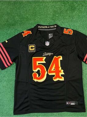 San Francisco 49ers Fred Warner Rivalry In Game Jersey